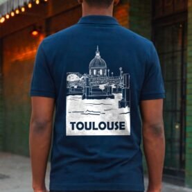 Polo premium - Toulouse monochrome