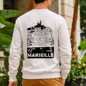 Sweat Crew-neck premium - Marseille monochrome