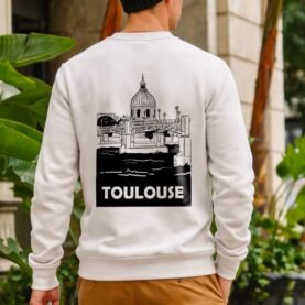 Sweat Crew-neck premium - Toulouse monochrome
