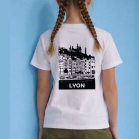 Tee-shirt premium - Lyon monochrome