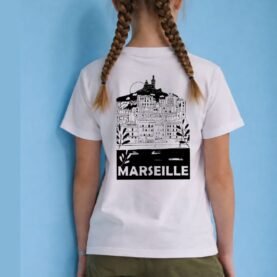 Tee-shirt premium - Marseille monochrome