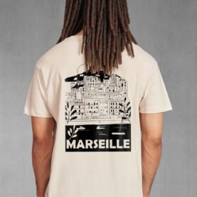 Tee-shirt premium - Marseille monochrome